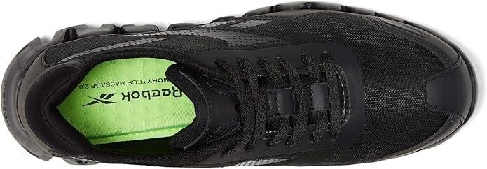 NIB MEN'S REEBOK RB3019 ZIG PULSE WORK COMP. TOE SR EH XTR SR BLACK SHOES $130