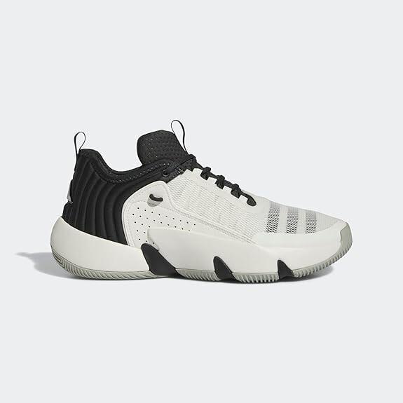 NIB ADULT ADIDAS IF5609 TRAE UNLIMITED BASKETBALL WHITE/BLACK SHOE SNEAKERS