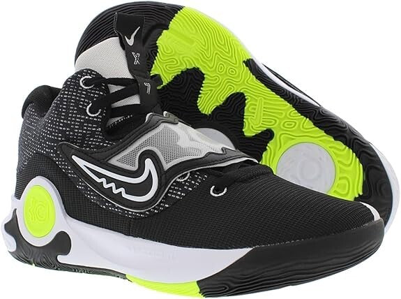 NIB MEN'S NIKE DD9538 007 KD TREY 5 X BLACK/WHITE/VOLT BASKETBALL SHOES SNEAKERS
