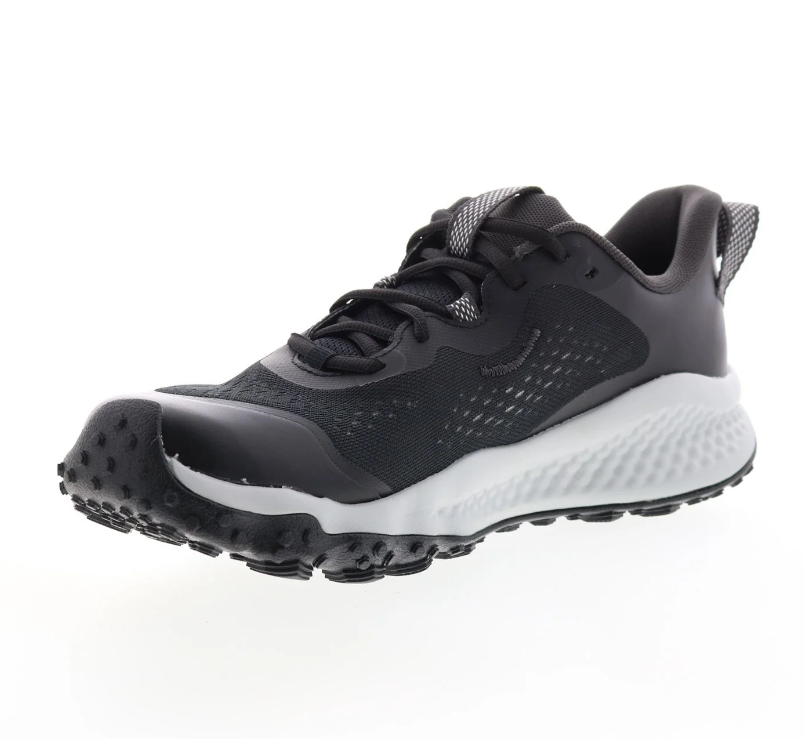 NIB MEN UNDER ARMOUR 3026136 002 UA CHARGED MAVEN TRAIL BLACK/GRY SNEAKERS SHOES