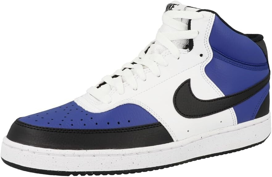 NIB MEN NIKE FQ8740 480 COURT VISION MID NN AF ROYAL/BLACK TENNIS SHOES SNEAKERS