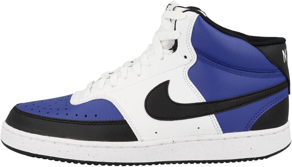 NIB MEN NIKE FQ8740 480 COURT VISION MID NN AF ROYAL/BLACK TENNIS SHOES SNEAKERS