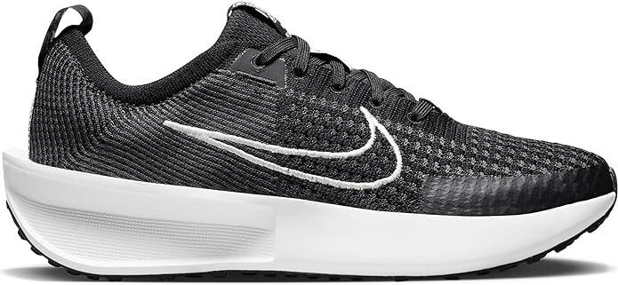NIB WOMEN'S NIKE FD2292 001 NIKE INTERACT RUN BLACK/WHITE/ANTHRA SHOES SNEAKERS
