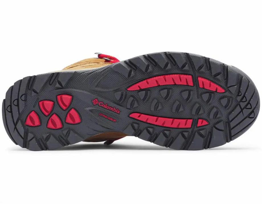 NIB COLUMBIA 1718821-289 WOMEN NEWTON RIDGEPLUS WATERPROOF ELK/MOUNTAIN RED BOOT