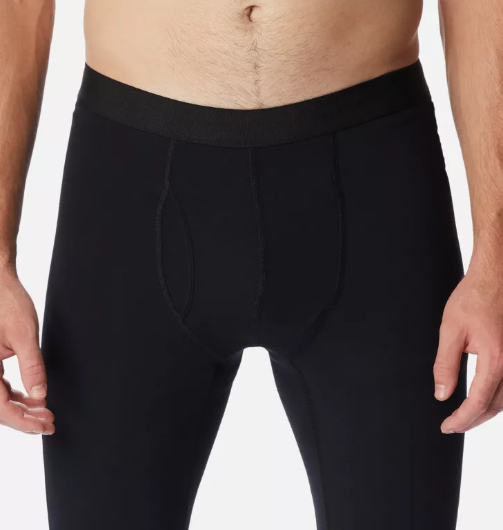 NWT MEN'S COLUMBIA MIDWEIGHT STRETCH THERMAL REFLECTIVE WARMTH BLACK TIGHT $55