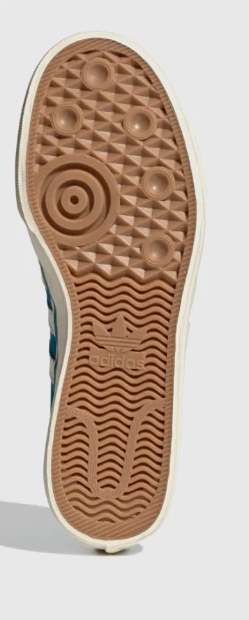 NIB MEN'S ADIDAS HQ8566 ORIGINALS NIZZA RF 74 TEAL BLUE/WHITE SHOES SNEAKERS