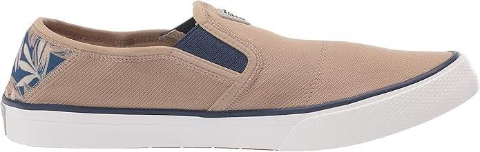 NIB MEN COLUMBIA 1939951-217 SLACK TIDE SLIP ON PFG FISHING TAN /CARBON SHOES