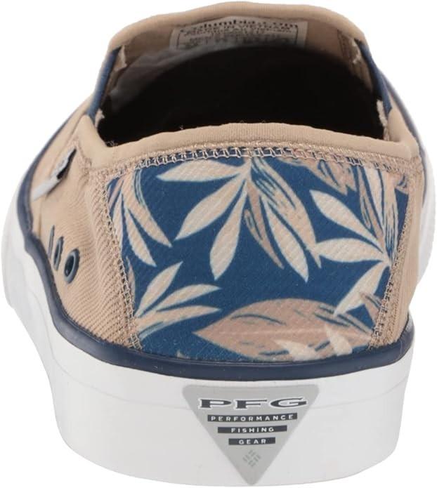 NIB MEN COLUMBIA 1939951-217 SLACK TIDE SLIP ON PFG FISHING TAN /CARBON SHOES