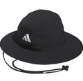 NWT MEN'S ADIDAS HS5474 WIDE BRIM GOLF BLACK BUCKET HAT $42 SIZE S/M