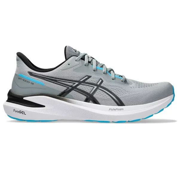 NIB MEN'S ASICS 1011B859 020 GT- 1000 13 SHEET ROCK/BLK SHOES SNEAKERS