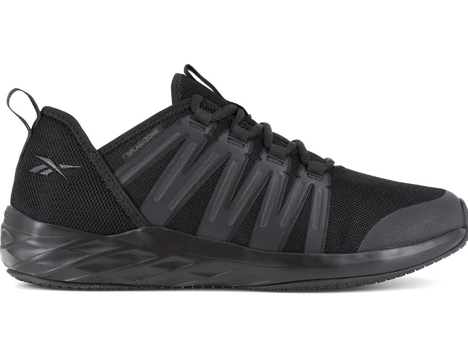 NIB MEN'S REEBOK RB2211 ASTRORIDE WORK STEEL TOE EH ASTM SR BLACK LOW SHOES $110