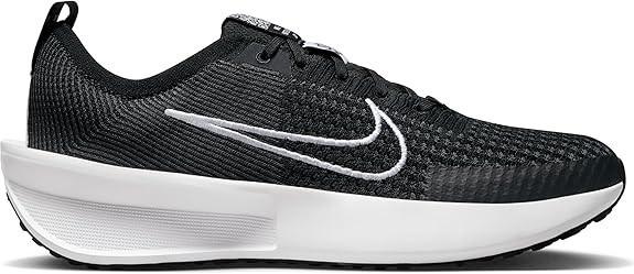 NIB MEN'S NIKE FD2291 001 NIKE INTERACT RUN BLACK/WHITE SHOES SNEAKERS