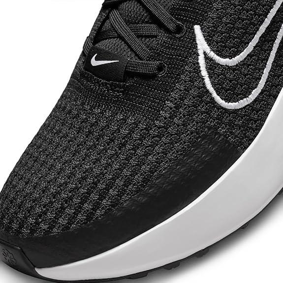 NIB MEN'S NIKE FD2291 001 NIKE INTERACT RUN BLACK/WHITE SHOES SNEAKERS