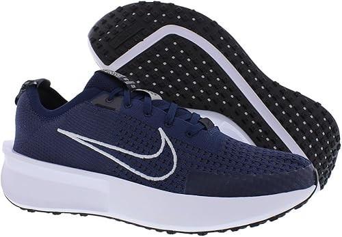 NIB MEN'S NIKE FD2291 402 NIKE INTERACT RUN COLLEGE NAVY/PLATNIUM SHOES SNEAKERS