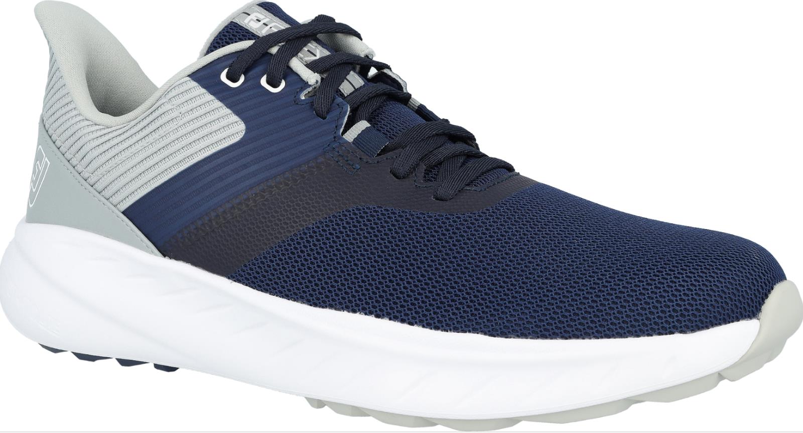 NIB MEN'S FOOTJOY 56285 FOOT JOY FJ FLEX GOLF NAVY/GREY/WHITE SNEAKERS SHOE $110