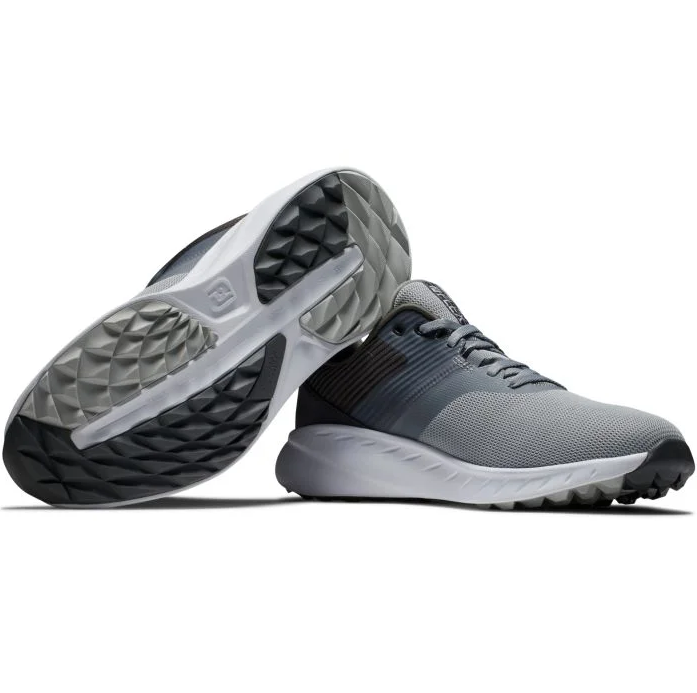 NIB MEN FOOTJOY 56288 FOOT JOY FJ FLEX GOLF D.GREY/GREY/WHITE SNEAKERS SHOE $110