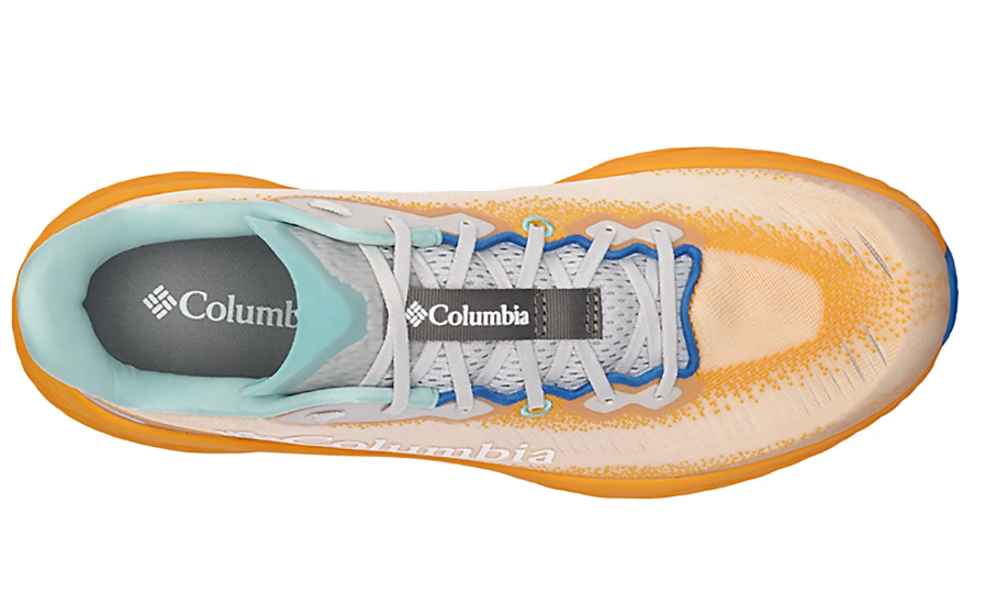 NIB COLUMBIA 2141611-880 MEN'S KONOA FEATHERWEIGHT OMNI MAX MANGO/BLUE SHOES