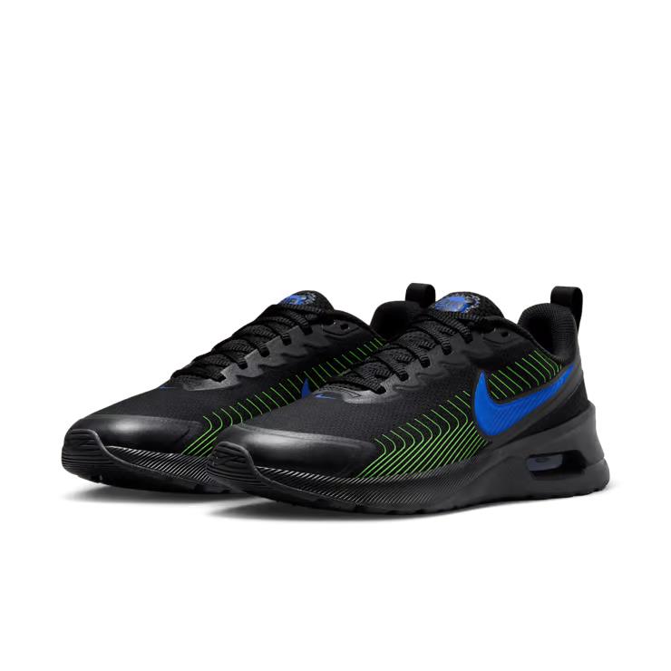 NIB MEN NIKE FD4329 008 AIR MAX NUAXIS BLACK/BLUE/VOLT RUNNING SHOE SNEAKERS