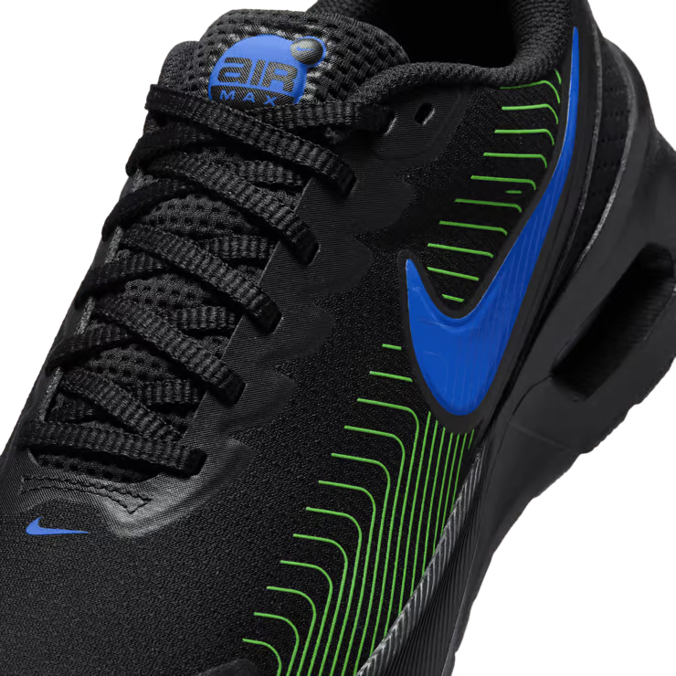 NIB MEN NIKE FD4329 008 AIR MAX NUAXIS BLACK/BLUE/VOLT RUNNING SHOE SNEAKERS