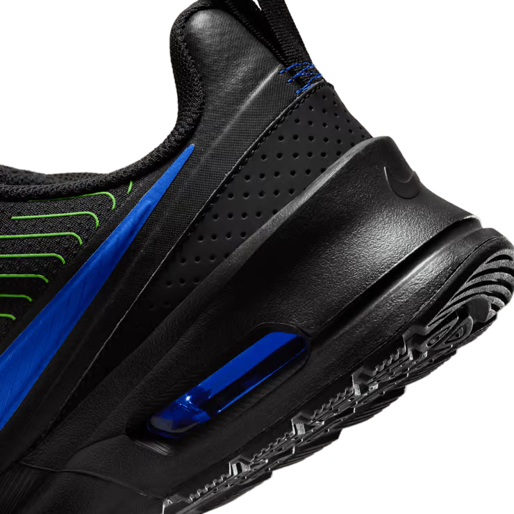 NIB MEN NIKE FD4329 008 AIR MAX NUAXIS BLACK/BLUE/VOLT RUNNING SHOE SNEAKERS