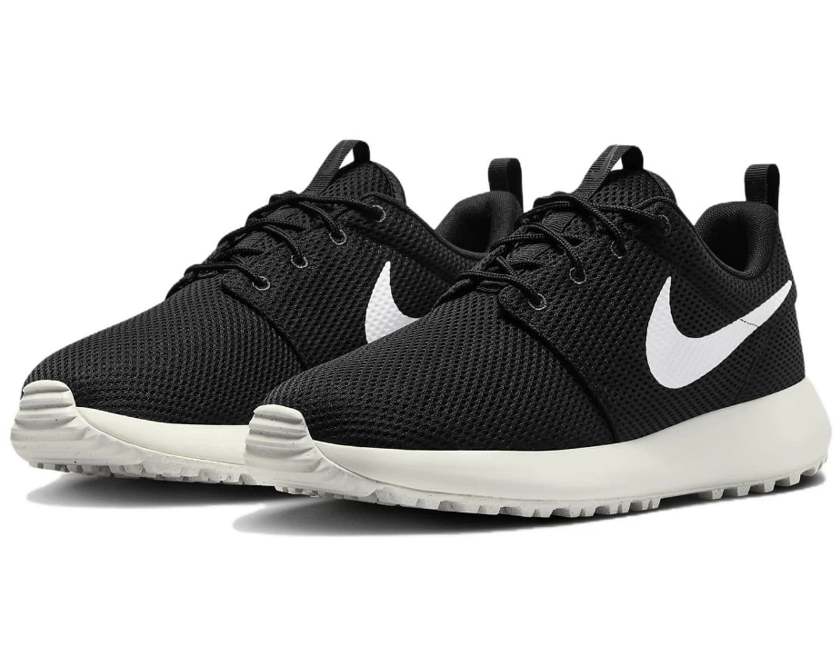 NIB MEN'S NIKE DV1202 002 NIKE ROSHE G NN GOLF BLACK/WHITE SHOE SNEAKERS $95