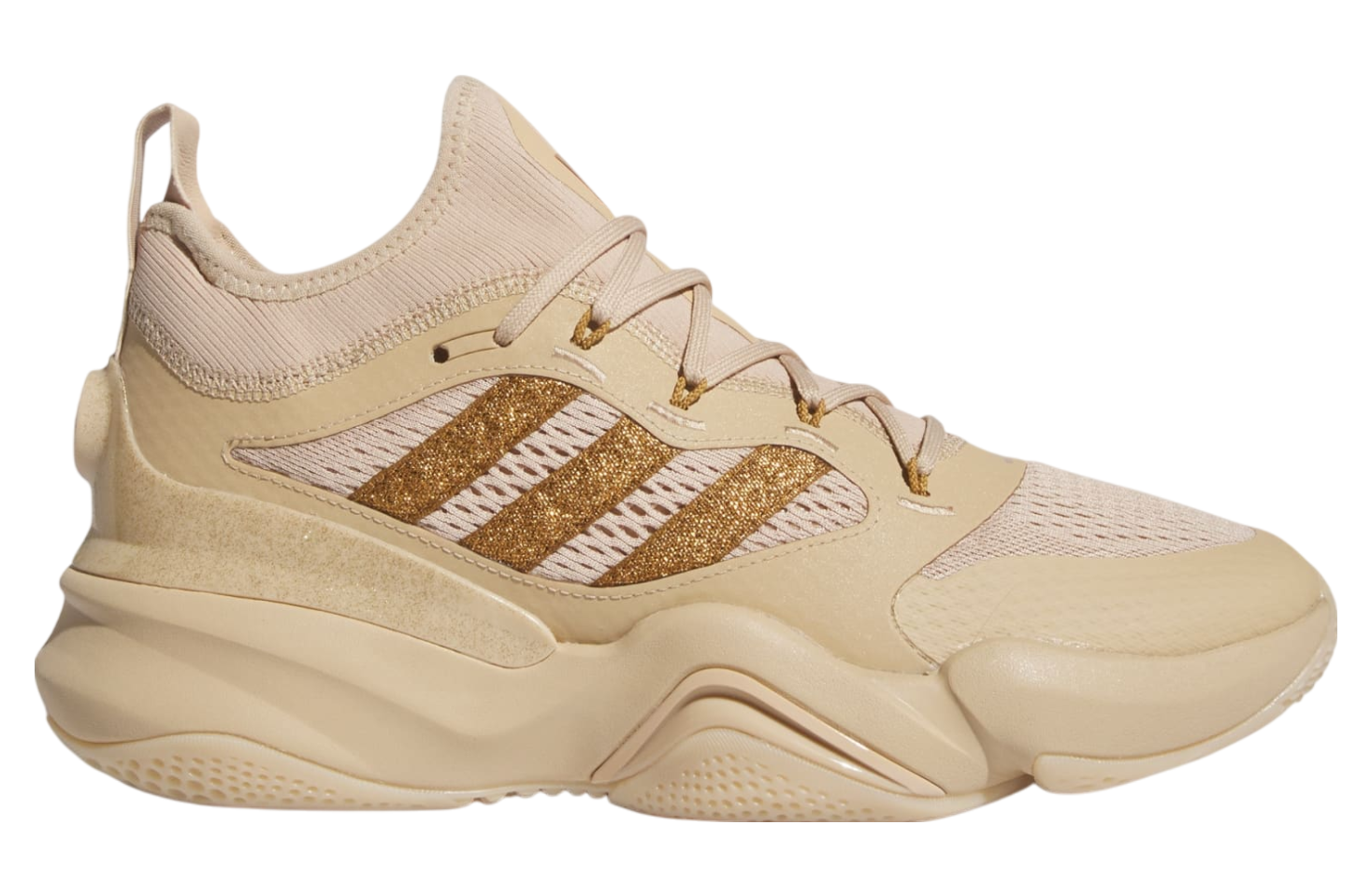 NIB MEN'S ADIDAS IE6552 MAHOMES 2 IMPACT FLX MAGIC BEIGE/BRONZE FOOTBALL SHOES