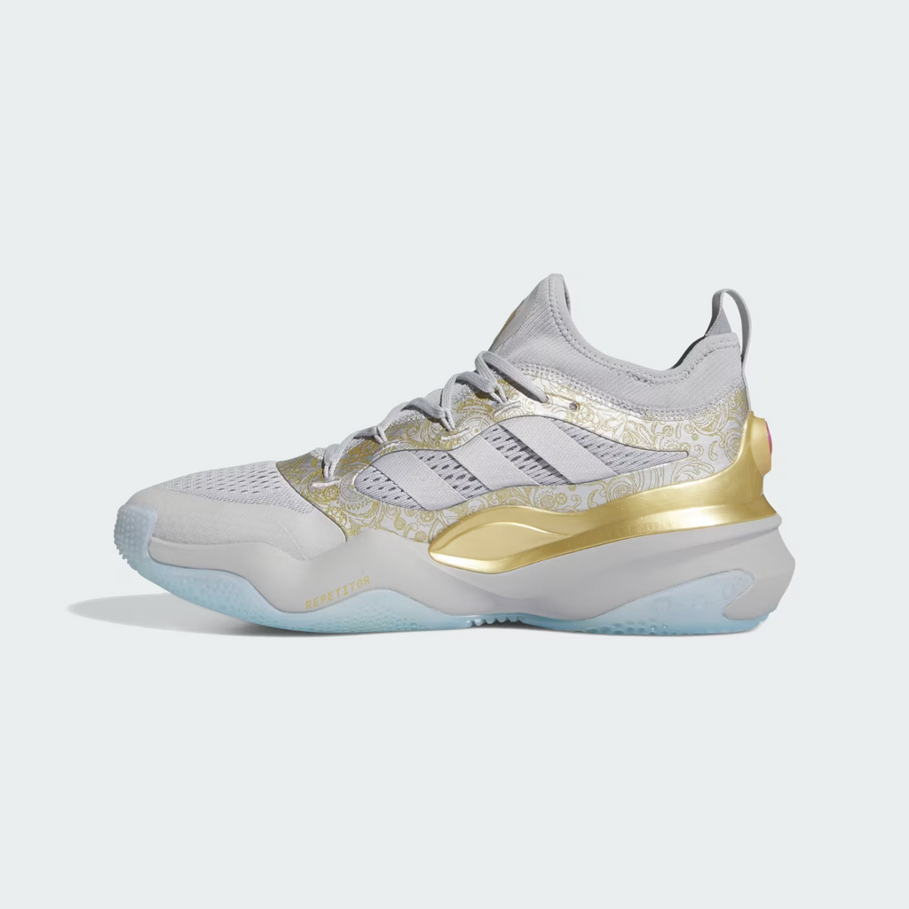 NIB MEN'S ADIDAS ID6131 MAHOMES 2 IMPACT FLX GREYTWO/SILVER FOOTBALL SHOES