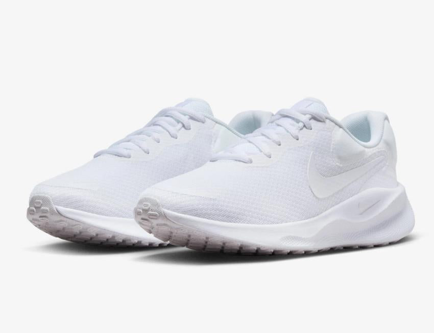 NIB NIKE FB2208 100 WOMEN'S NIKE W REVOLUTION 7 WHITE SHOESSNEAKERS