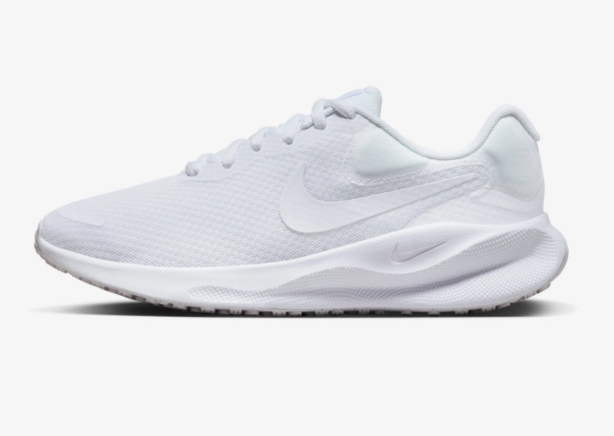 NIB NIKE FB2208 100 WOMEN'S NIKE W REVOLUTION 7 WHITE SHOESSNEAKERS
