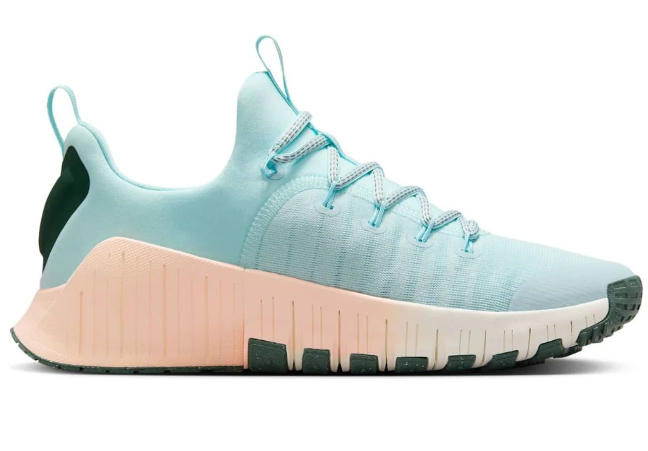 NIB WOMEN NIKE HV5228 474 W FREE METCON 6 PRM BLUE/SILVER RUNNING SHOE SNEAKERS