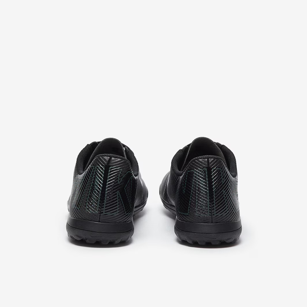 NIB MENS NIKE FQ8446 002 VAPOR 16 CLUB TF SOCCER BLACK/DEEP JUNGLE SHOE SNEAKERS