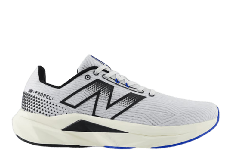 NIB MEN'S NEW BALANCE MFCPRLS5 FUELCELL PROPEL V5 GREY/BEIGE SHOES SNEAKERS