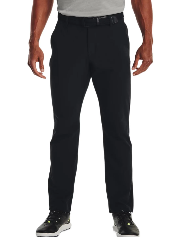 NWT MEN'S UNDER ARMOUR 1376625 001 UA TECH STRAIGHT BLACK GOLF PANTS $70