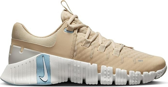 NIB WOMEN'S NIKE DV3950 105 FREE METCON 5 RUNNING SANDDRIFT/WHITE SHOES SNEAKERS