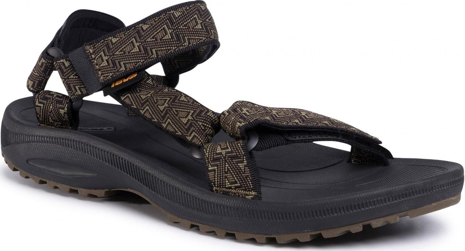 NIB MEN'S TEVA 1017419/BDOLV M WINSTED BLACK/OLIVE SPORT EVERYDAY SANDALS $80
