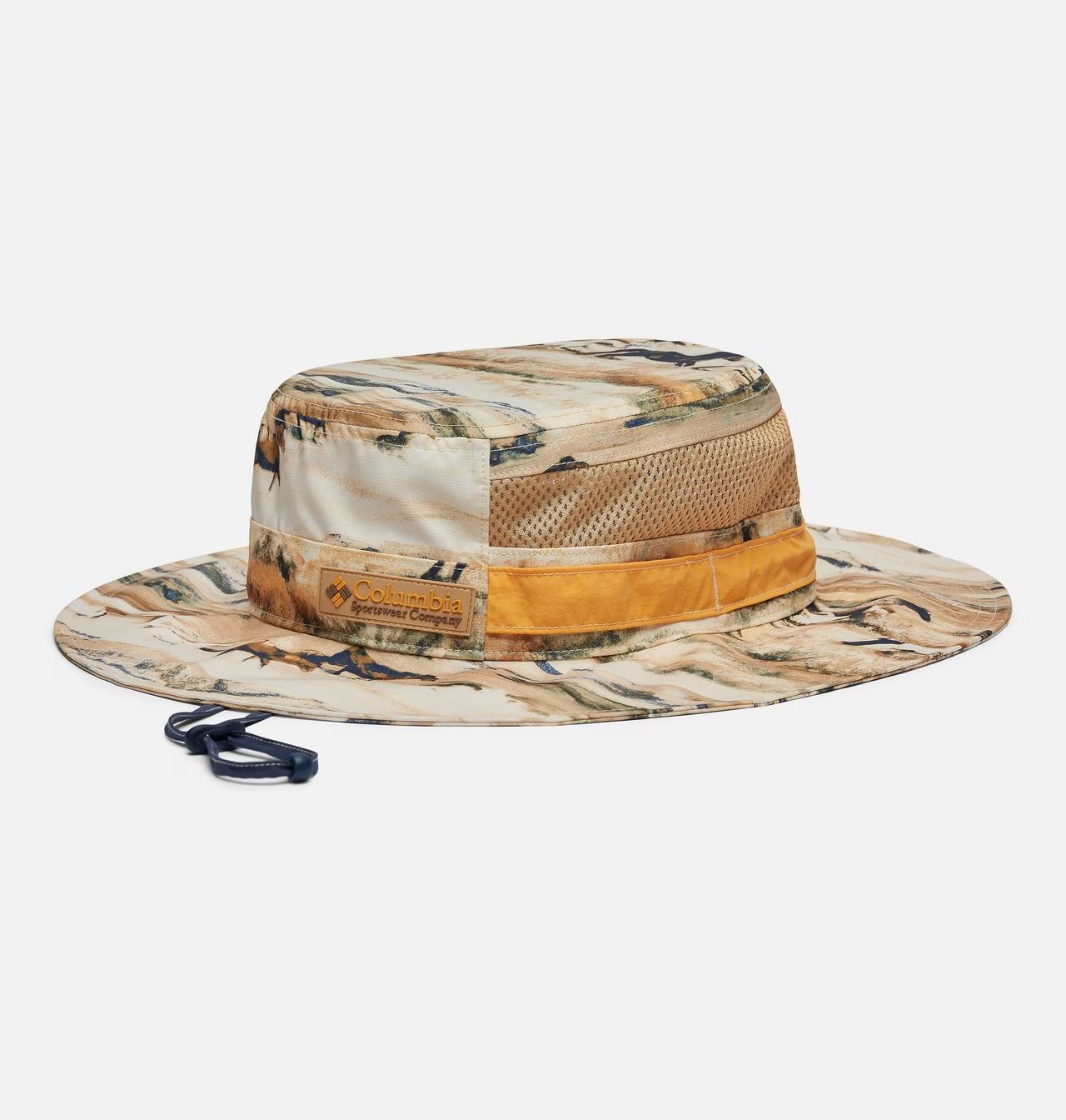 COLUMBIA BORA BORA RETRO II BONNEY BUCKET HAT LEMON/ROAMING $40 NWT MENS UNISEX