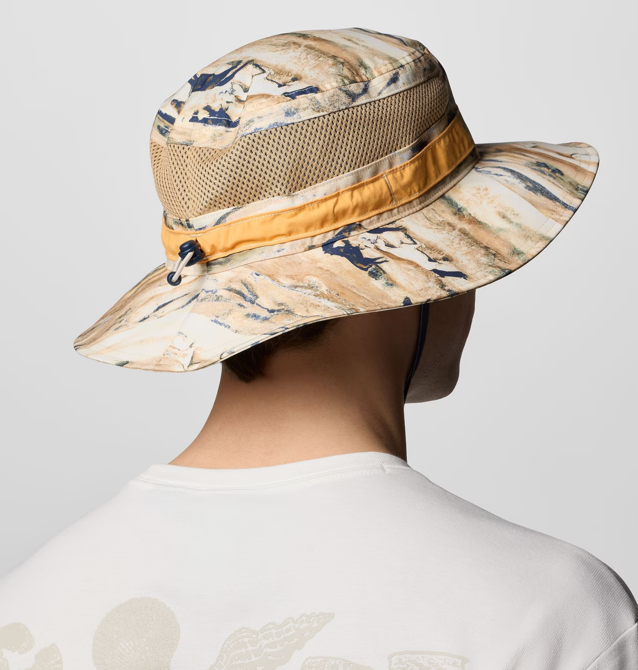 COLUMBIA BORA BORA RETRO II BONNEY BUCKET HAT LEMON/ROAMING $40 NWT MENS UNISEX