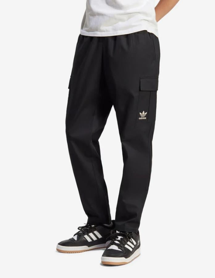 ADIDAS ORIGINALS IT8175 CARGO RIPSTOP BLACK JOGGING PANTS $75 NWT MEN'S