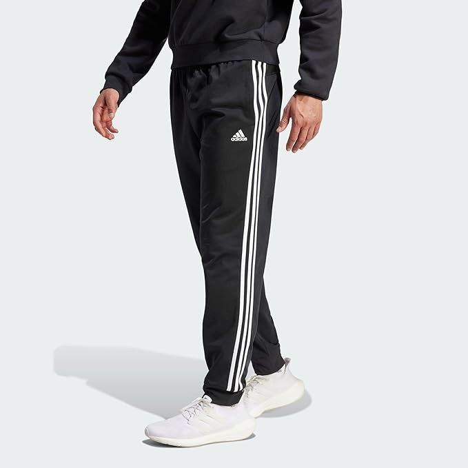 ADIDAS H46105 M 3S JOGGER TAPERERD WARM UP BLACK/WHITE PANTS $50 NWT MEN'S