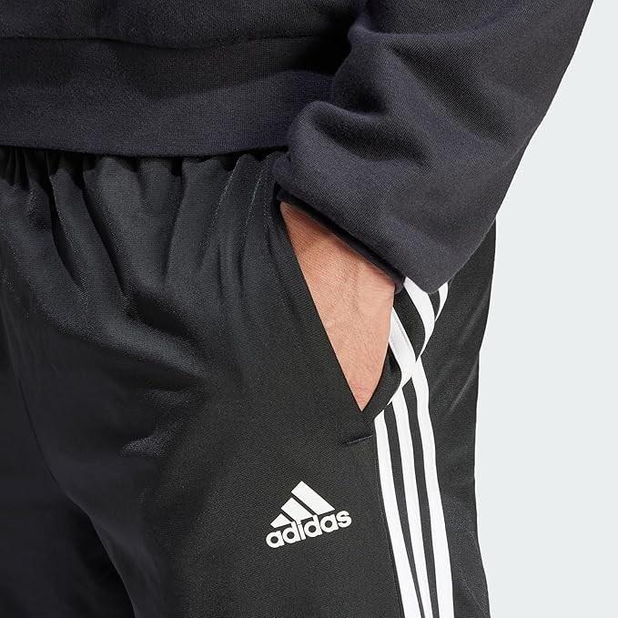 ADIDAS H46105 M 3S JOGGER TAPERERD WARM UP BLACK/WHITE PANTS $50 NWT MEN'S