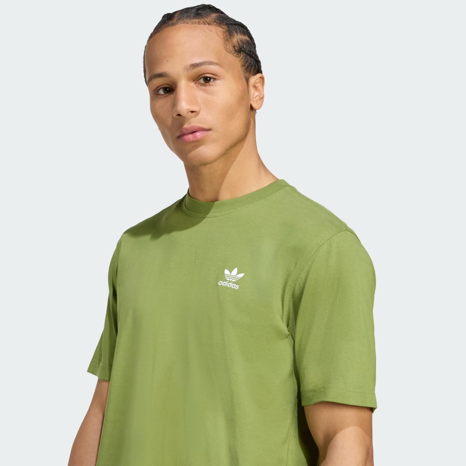 ADIDAS ORIGINALS TREFOIL ESSIENTIAL JV5938 MENS TECH OLIVE T-SHIRT TOP TEE NWT
