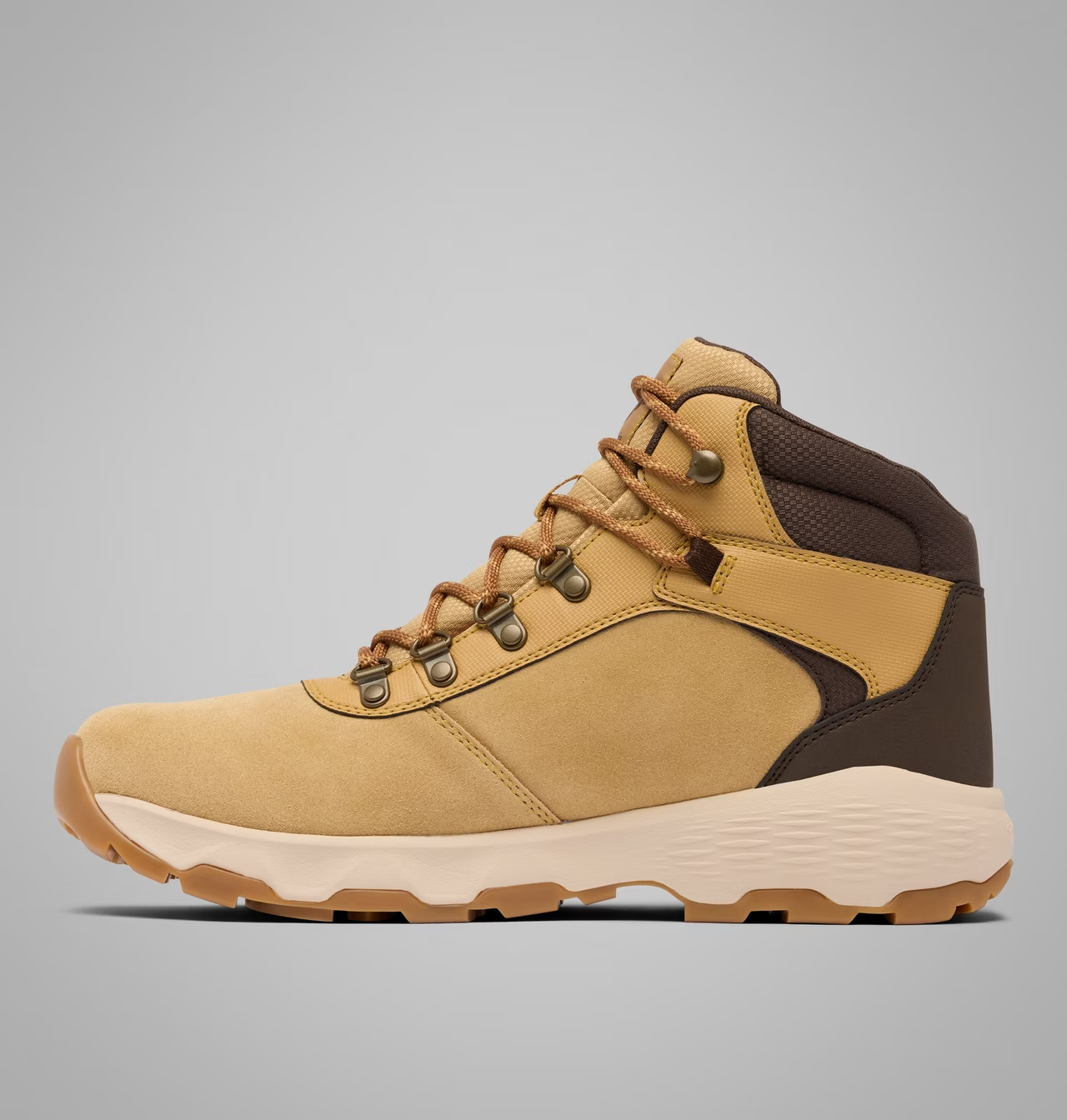 COLUMBIA 2109441 NEWTON WANDER SUDUE WATERPROOF CURRY/CORDOVAN BOOT NIB MENS