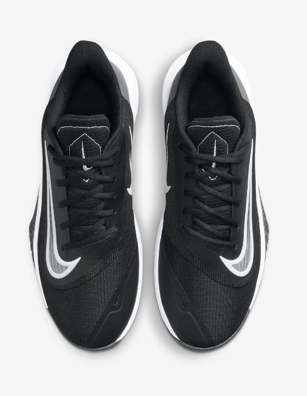 NIKE PRECISION VII 7 FN4322 BLACK/WHITE/GREY BASKETBALL SHOES SNEAKERS NIB MEN'S