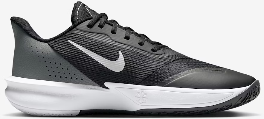 NIKE PRECISION VII 7 FN4322 BLACK/WHITE/GREY BASKETBALL SHOES SNEAKERS NIB MEN'S