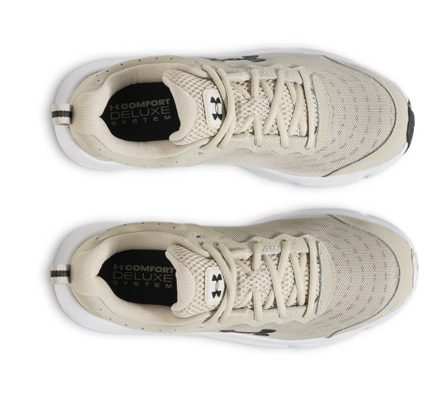 Under Armour 3026175 289 UA Charged Assert 10 KHAKI/BLACK Shoes Sneakers NIB Men