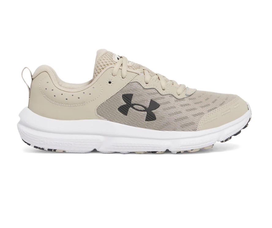 Under Armour 3026175 289 UA Charged Assert 10 KHAKI/BLACK Shoes Sneakers NIB Men