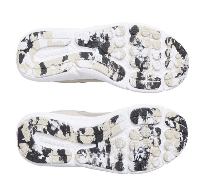 Under Armour 3026175 289 UA Charged Assert 10 KHAKI/BLACK Shoes Sneakers NIB Men