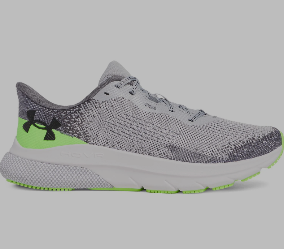 UNDER ARMOUR 3026520 011 UA HOVR TUBLENCE 2 GREY/GREEN SNEAKERS SHOES NIB MENS
