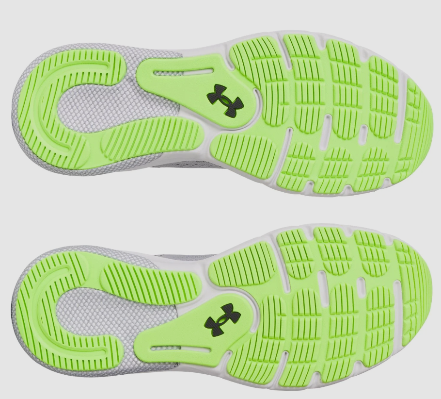 UNDER ARMOUR 3026520 011 UA HOVR TUBLENCE 2 GREY/GREEN SNEAKERS SHOES NIB MENS