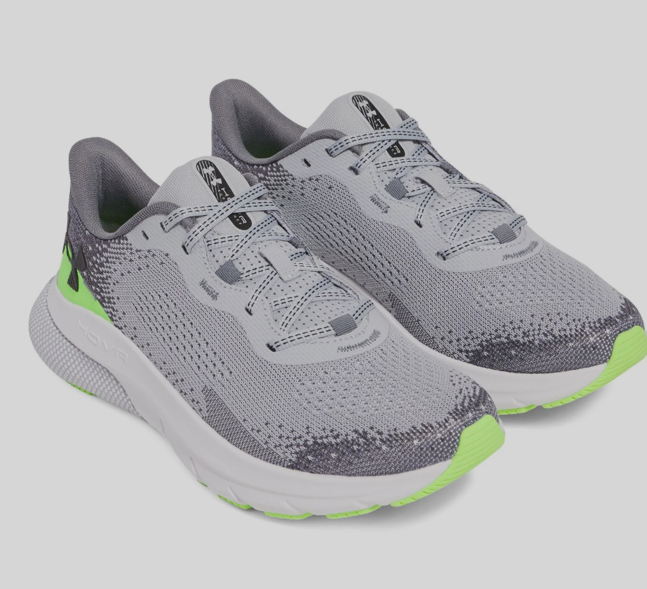 UNDER ARMOUR 3026520 011 UA HOVR TUBLENCE 2 GREY/GREEN SNEAKERS SHOES NIB MENS